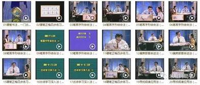 成人练字贴画教程视频,轻松掌握成人书法艺术